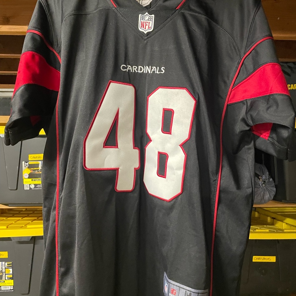 Arizona Cardinals Isaiah Simmons On Field NFL Football Jersey #48 Black M
